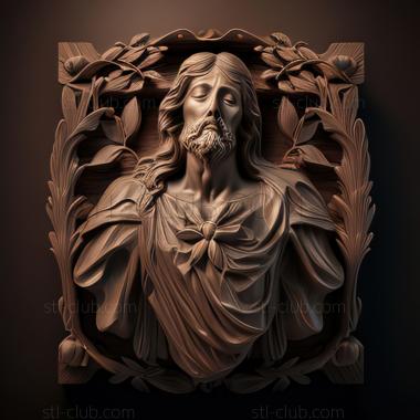 3D model st jesus (STL)